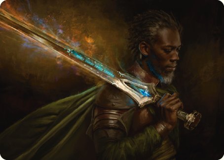 Anduril, Flame of the West Art Card [The Lord of the Rings: Tales of Middle-earth Art Series] | North Game Den