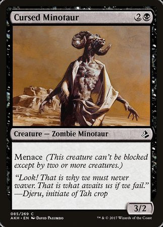 Cursed Minotaur [Amonkhet] | North Game Den