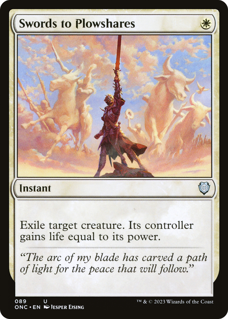 Swords to Plowshares [Phyrexia: All Will Be One Commander] | North Game Den