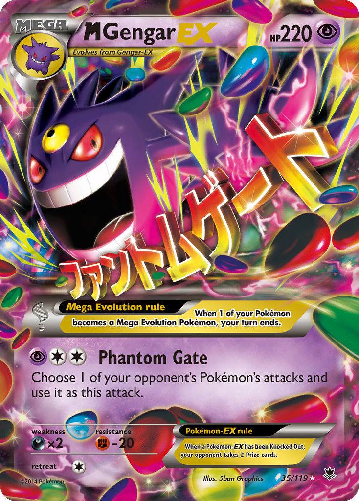 M Gengar EX (35/119) [XY: Phantom Forces] | North Game Den