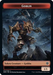 Zombie Knight // Goblin Double-sided Token [Dominaria United Commander Tokens] | North Game Den