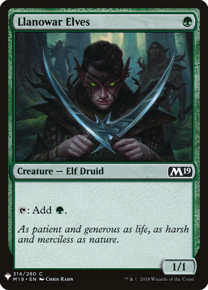 Llanowar Elves [Mystery Booster] | North Game Den
