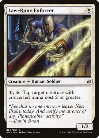 Law-Rune Enforcer [War of the Spark] | North Game Den
