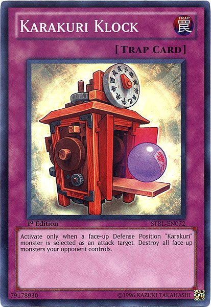 Karakuri Klock [STBL-EN072] Super Rare | North Game Den