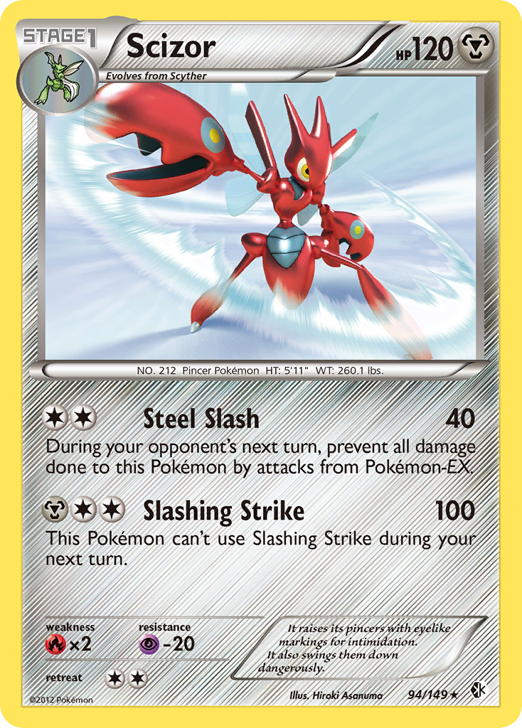 Scizor (94/149) [Black & White: Boundaries Crossed] | North Game Den