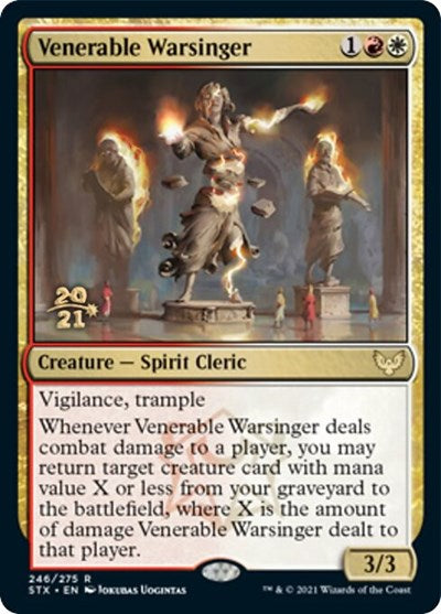 Venerable Warsinger [Strixhaven: School of Mages Prerelease Promos] | North Game Den