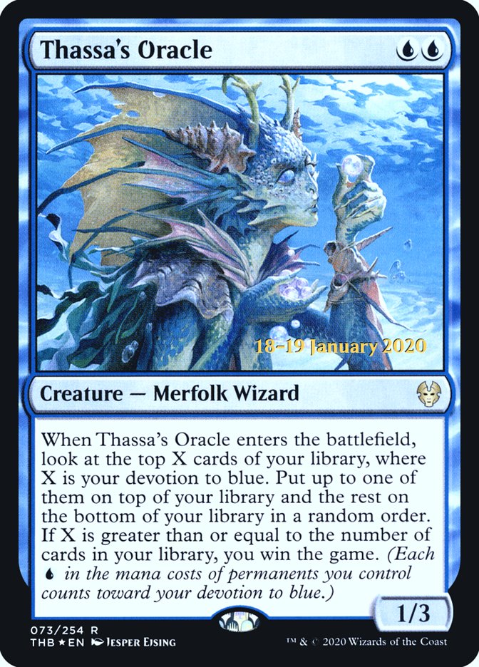 Thassa's Oracle [Theros Beyond Death Prerelease Promos] | North Game Den
