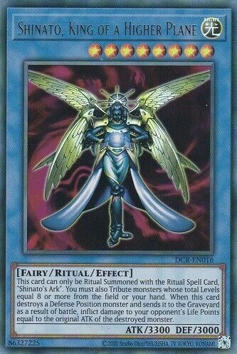 Shinato, King of a Higher Plane (25th Anniversary) [DCR-EN016] Ultra Rare | North Game Den