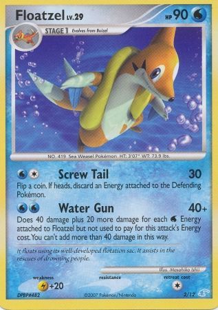 Floatzel (2/12) [Diamond & Pearl: Trainer Kit - Manaphy] | North Game Den