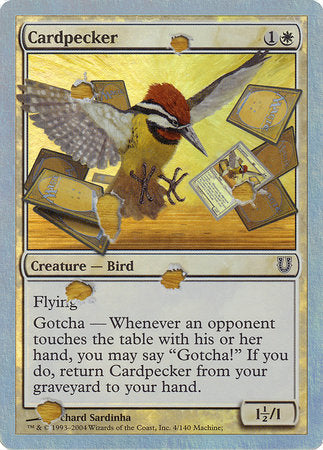 Cardpecker (Alternate Foil) [Unhinged] | North Game Den