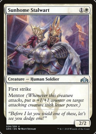 Sunhome Stalwart [Guilds of Ravnica] | North Game Den