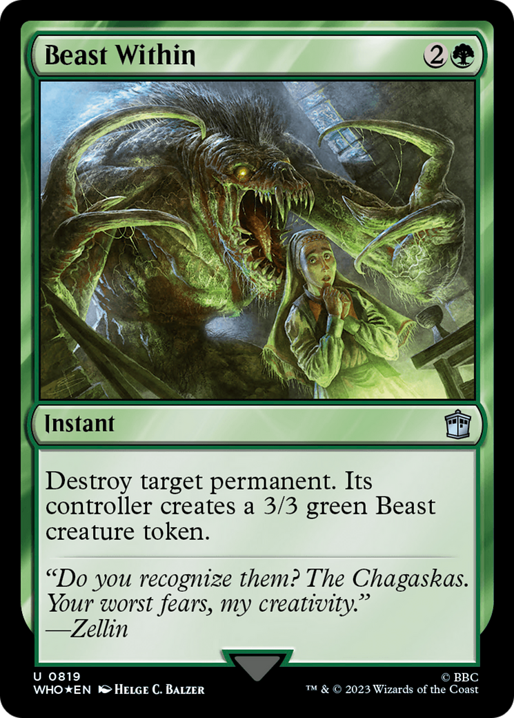 Beast Within (Surge Foil) [Doctor Who] | North Game Den