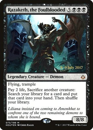 Razaketh, the Foulblooded [Hour of Devastation Promos] | North Game Den