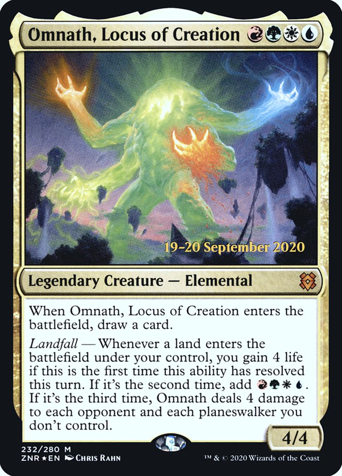 Omnath, Locus of Creation  [Zendikar Rising Prerelease Promos] | North Game Den