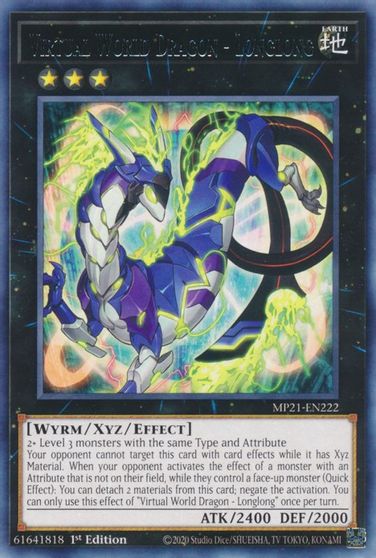 Virtual World Dragon - Longlong [MP21-EN222] Rare | North Game Den