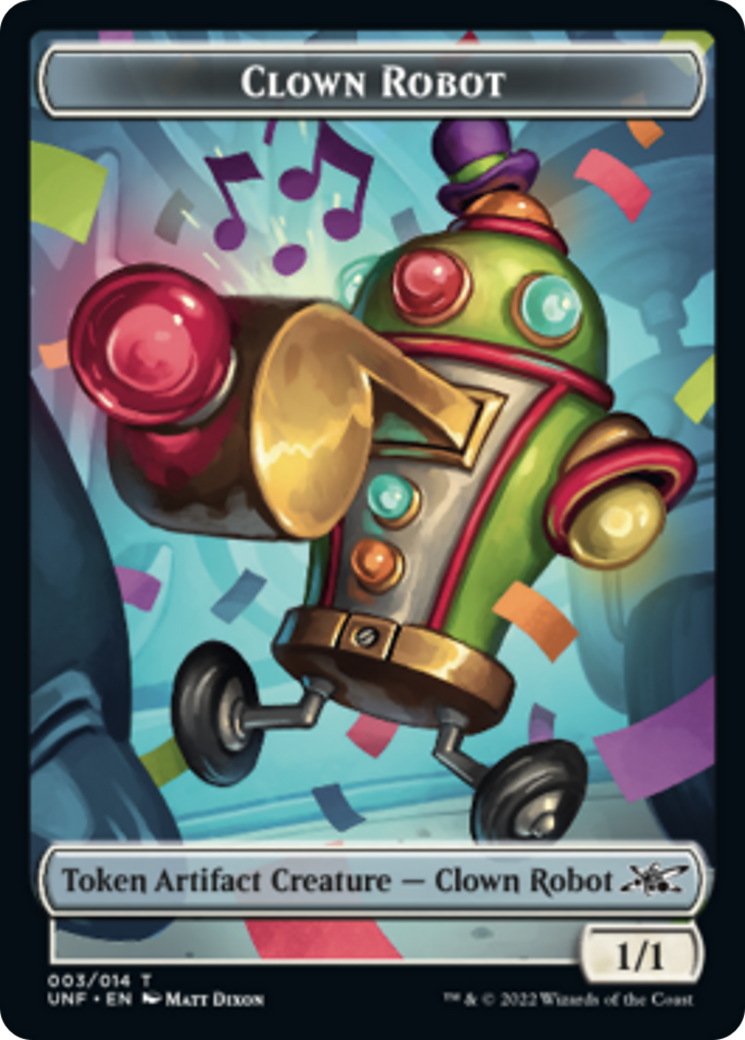 Clown Robot (003) // Balloon Double-sided Token [Unfinity Tokens] | North Game Den