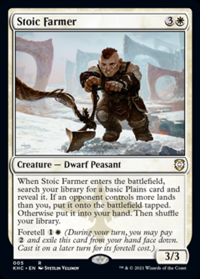 Stoic Farmer [Kaldheim Commander] | North Game Den