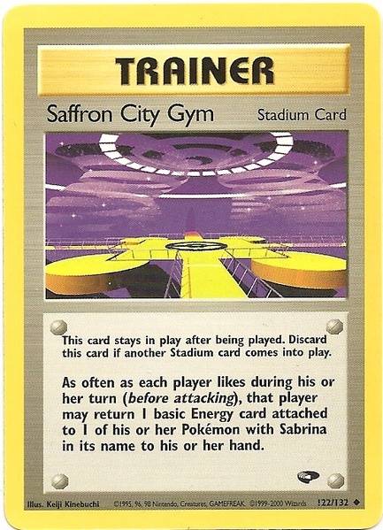 Saffron City Gym (122/132) [Gym Challenge Unlimited] | North Game Den