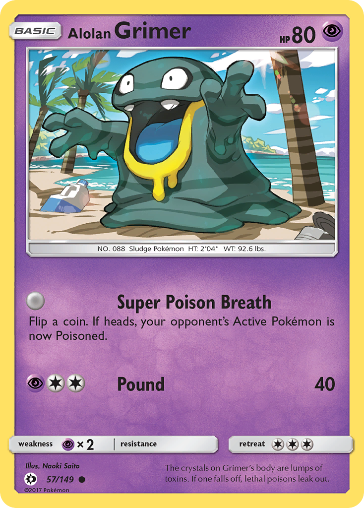 Alolan Grimer (57/149) [Sun & Moon: Base Set] | North Game Den