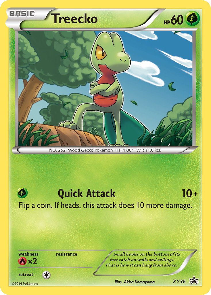 Treecko (XY36) [XY: Black Star Promos] | North Game Den