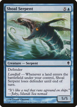 Shoal Serpent [Zendikar] | North Game Den