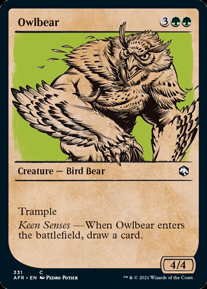 Owlbear (Showcase) [Dungeons & Dragons: Adventures in the Forgotten Realms] | North Game Den