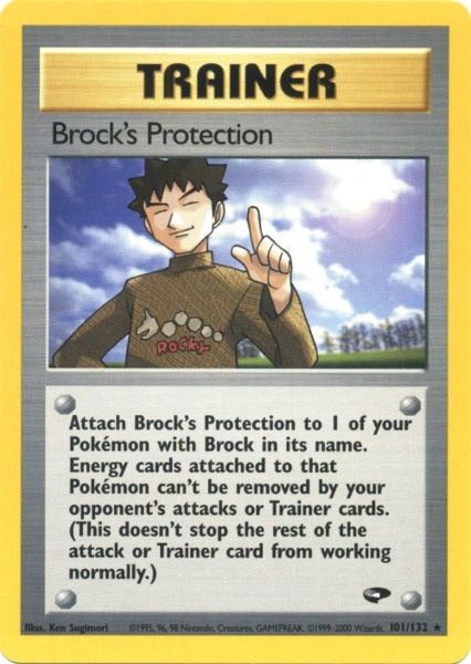 Brock's Protection (101/132) [Gym Challenge Unlimited] | North Game Den
