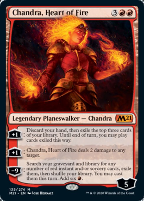 Chandra, Heart of Fire [Core Set 2021] | North Game Den