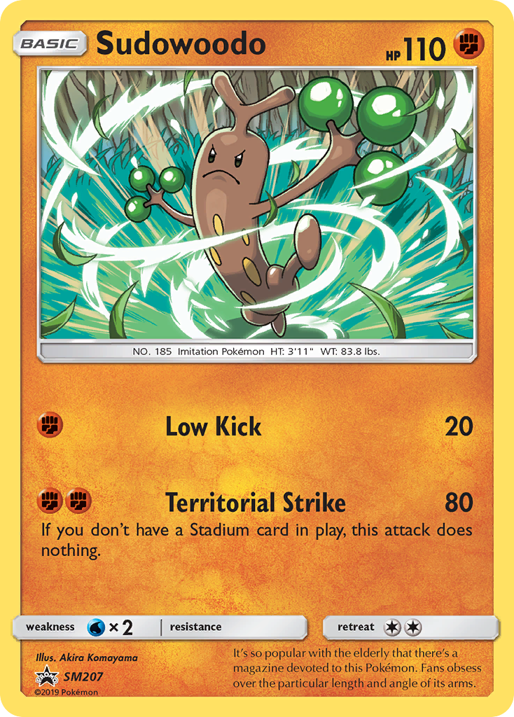 Sudowoodo (SM207) [Sun & Moon: Black Star Promos] | North Game Den