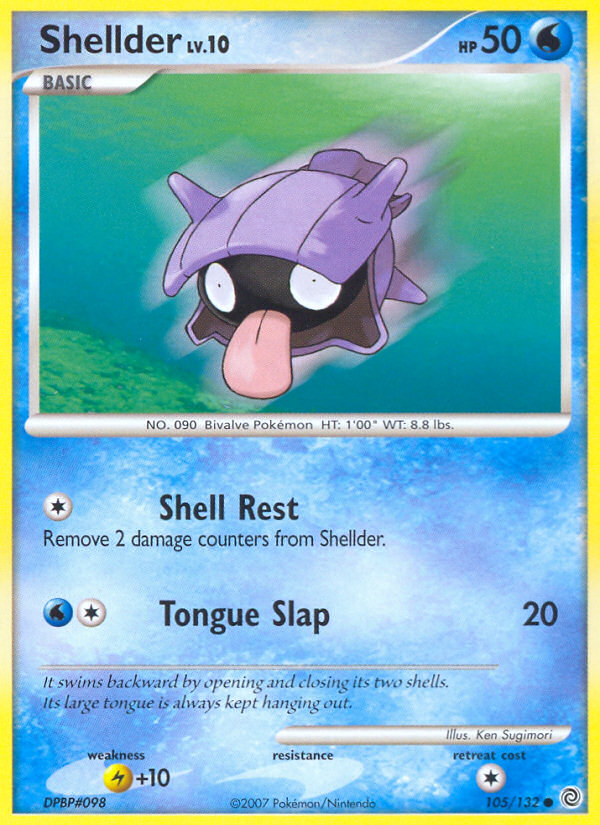 Shellder (105/132) [Diamond & Pearl: Secret Wonders] | North Game Den