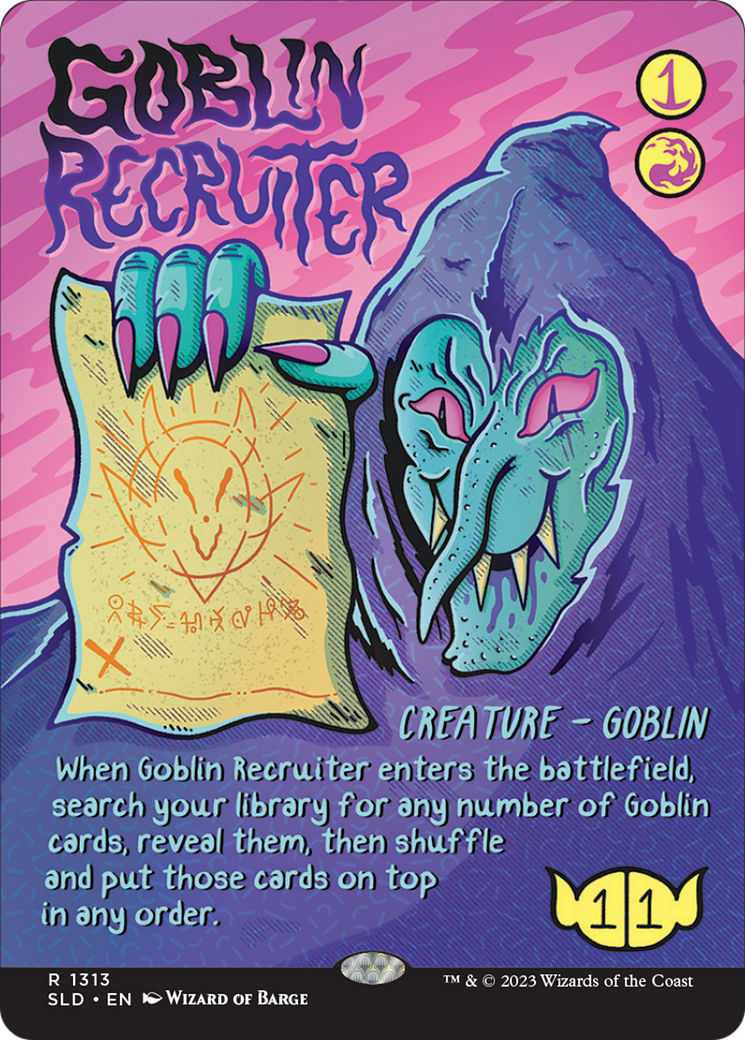 Goblin Recruiter (Rainbow Foil) [Secret Lair Drop Series] | North Game Den