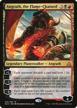 Angrath, the Flame-Chained [Rivals of Ixalan] | North Game Den