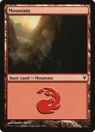 Mountain (75) [Duel Decks: Sorin vs. Tibalt] | North Game Den