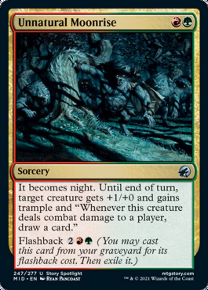 Unnatural Moonrise [Innistrad: Midnight Hunt] | North Game Den