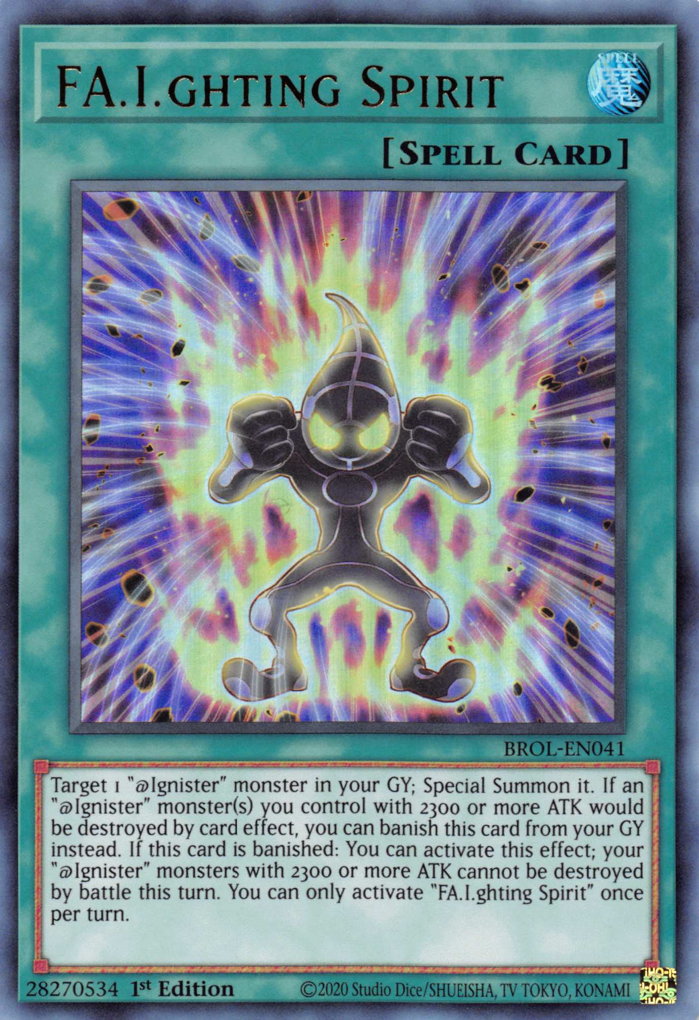 FA.I.ghting Spirit [BROL-EN041] Ultra Rare | North Game Den