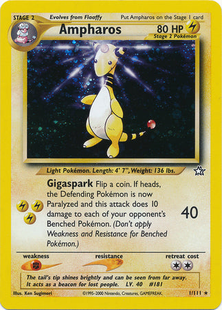 Ampharos (1/111) [Neo Genesis Unlimited] | North Game Den