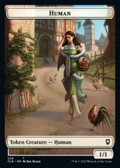 Spider // Human Double-sided Token [Commander Legends: Battle for Baldur's Gate Tokens] | North Game Den