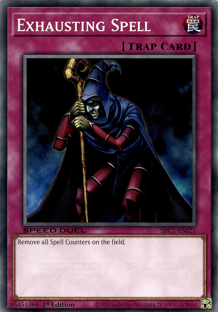 Exhausting Spell [SBC1-ENI21] Common | North Game Den