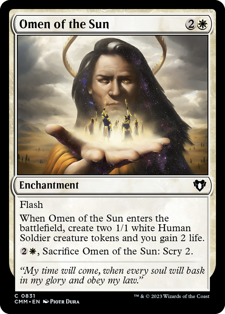 Omen of the Sun [Commander Masters] | North Game Den