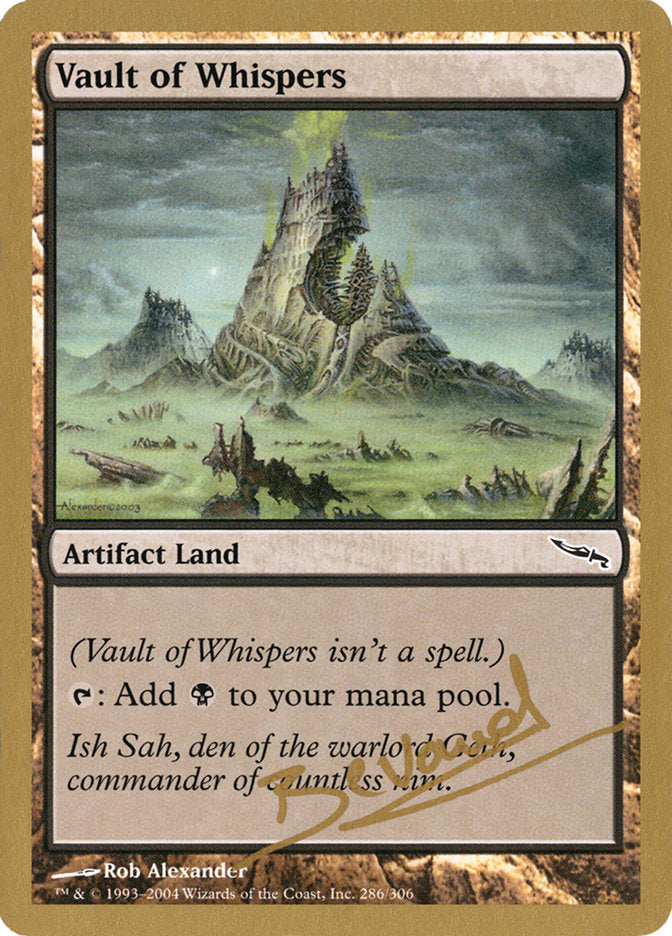 Vault of Whispers (Manuel Bevand) [World Championship Decks 2004] | North Game Den