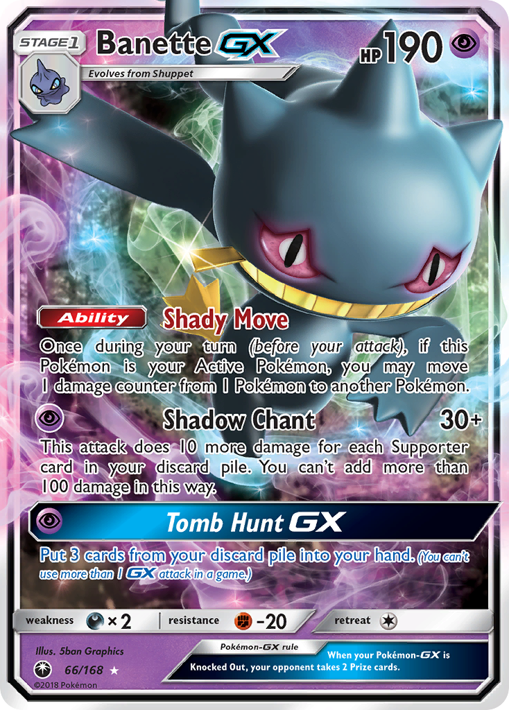 Banette GX (66/168) [Sun & Moon: Celestial Storm] | North Game Den