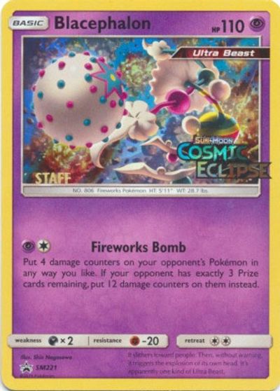 Blacephalon (SM221) (Staff Prerelease Promo) [Sun & Moon: Black Star Promos] | North Game Den