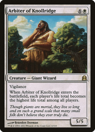 Arbiter of Knollridge [Commander 2011] | North Game Den