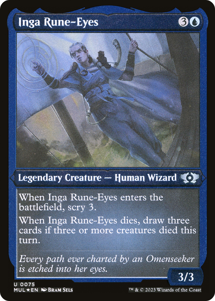 Inga Rune-Eyes (Foil Etched) [Multiverse Legends] | North Game Den