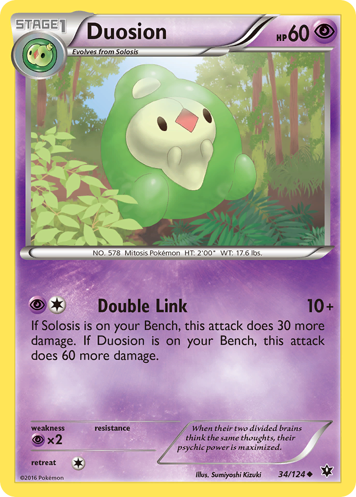 Duosion (34/124) [XY: Fates Collide] | North Game Den