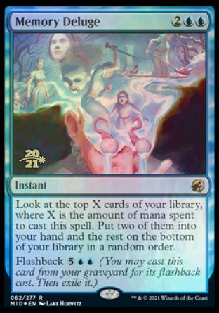 Memory Deluge [Innistrad: Midnight Hunt Prerelease Promos] | North Game Den