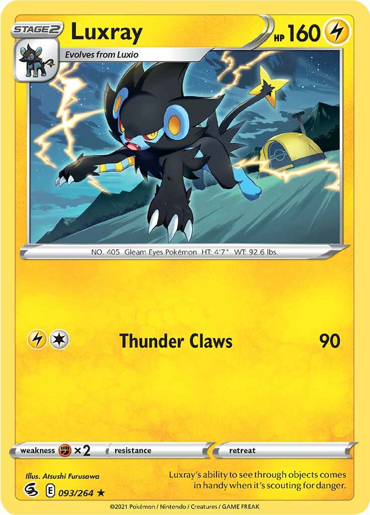 Luxray (093/264) [Sword & Shield: Fusion Strike] | North Game Den