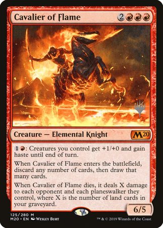 Cavalier of Flame [Core Set 2020 Promos] | North Game Den