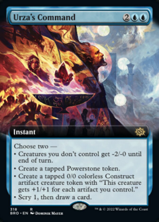 Urza's Command (Extended Art) [The Brothers' War] | North Game Den