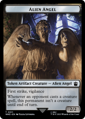 Alien Angel // Cyberman Double-Sided Token [Doctor Who Tokens] | North Game Den